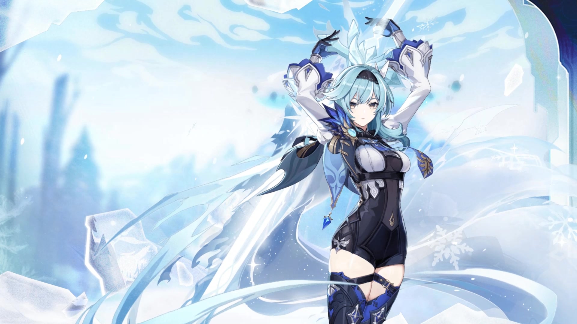 Eula Genshin Impact Live Wallpaper