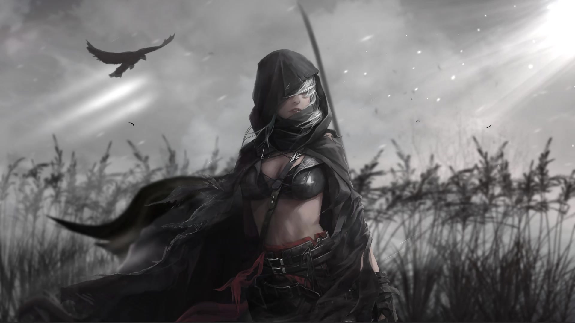 The Sorrow Of The Dark Lady, Fantasy girl Live Wallpaper