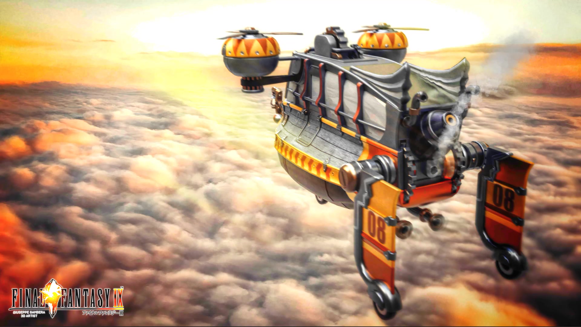 Final Fantasy IX Ship Live Wallpaper