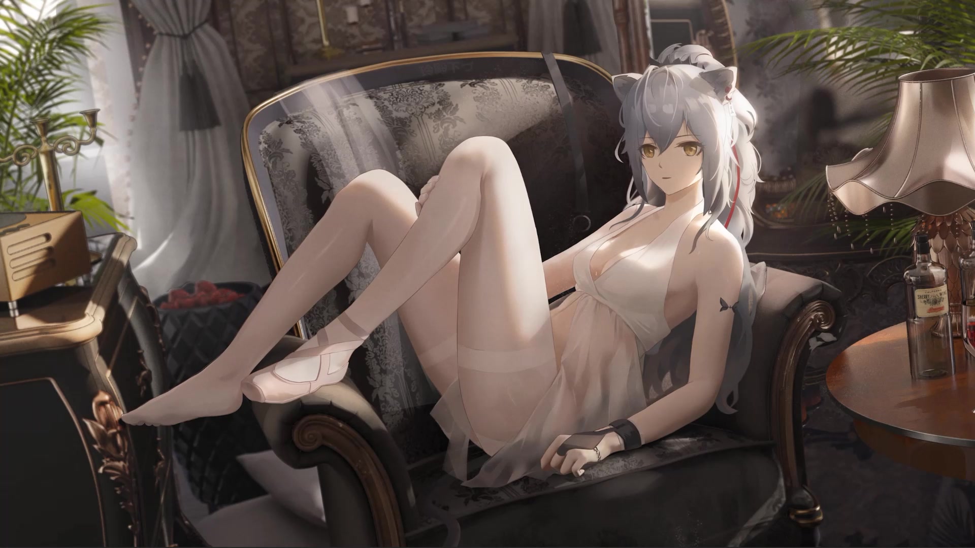 Arknights Schwarz Live Wallpaper