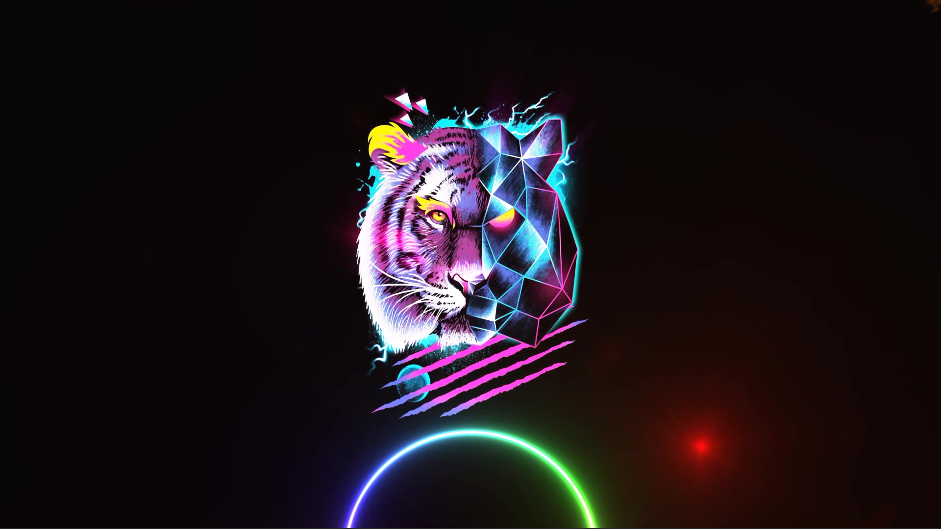 Retro Tiger Live Wallpaper