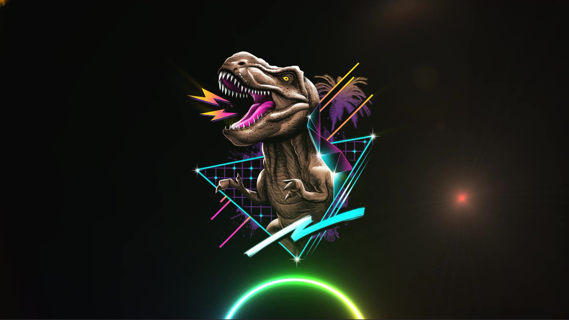 Retro Dinosaur Live Wallpaper