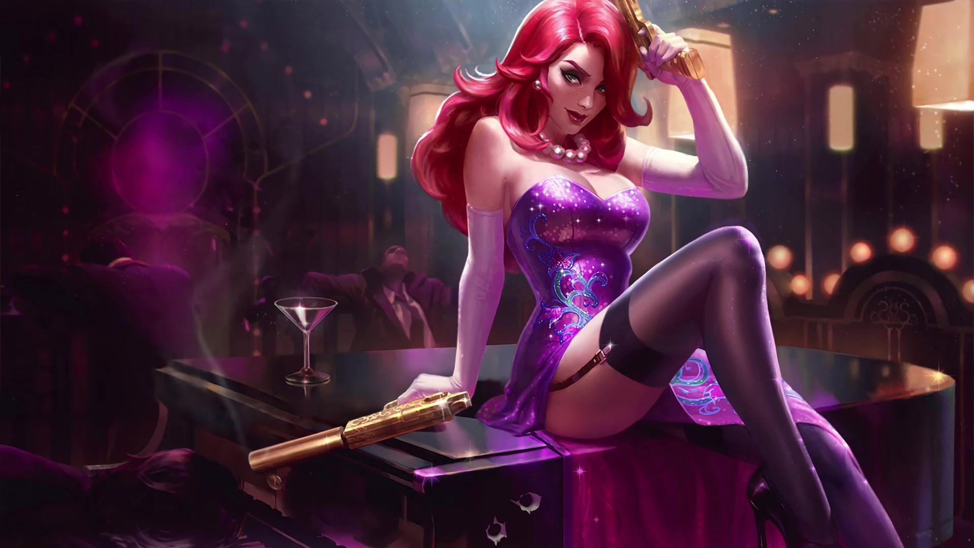Secret Agent Miss Fortune Live Wallpaper