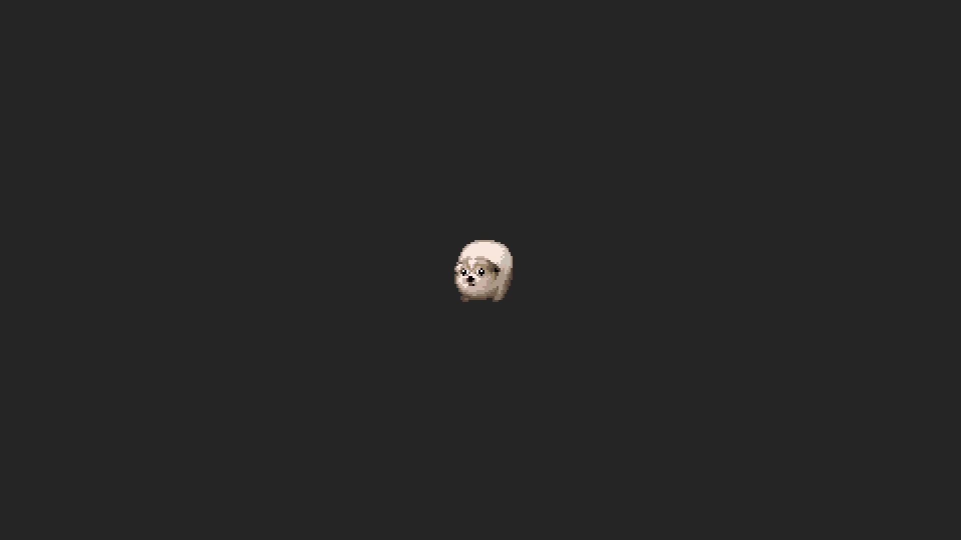 Nervous Dog Spinning Pixel Live Wallpaper