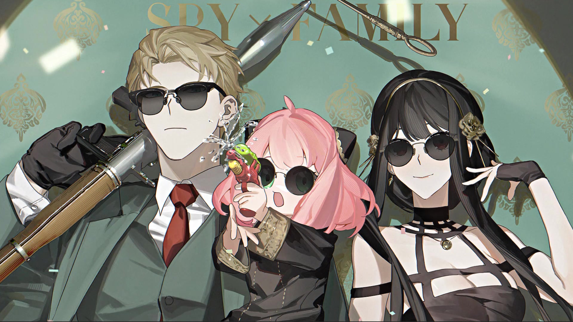 Spy x Family Splash Gun Live Wallpaper
