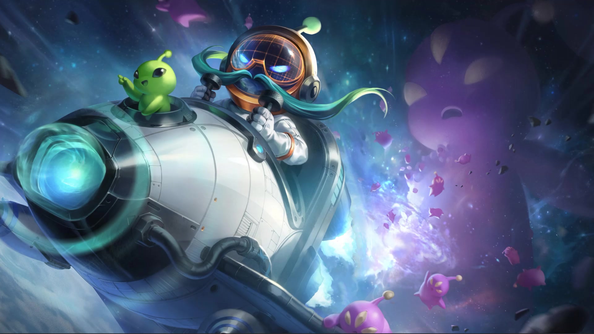 Astronaut Corki LoL Live Wallpaper