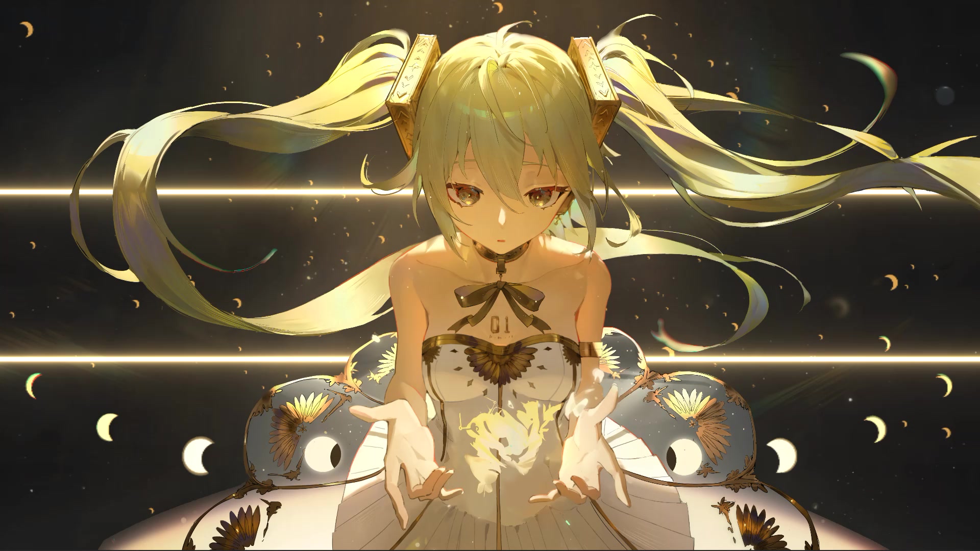 Hatsune Miku Yellow Live Wallpaper