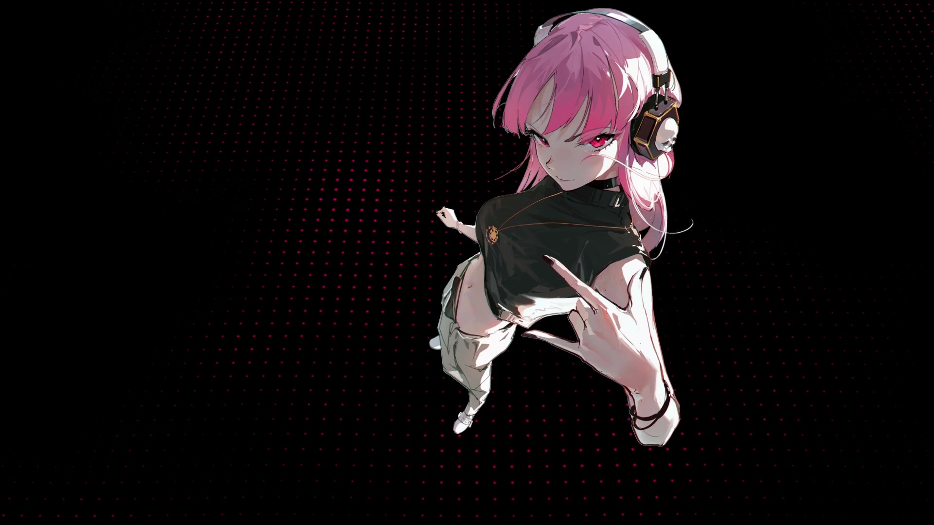Music Girl Live Wallpaper