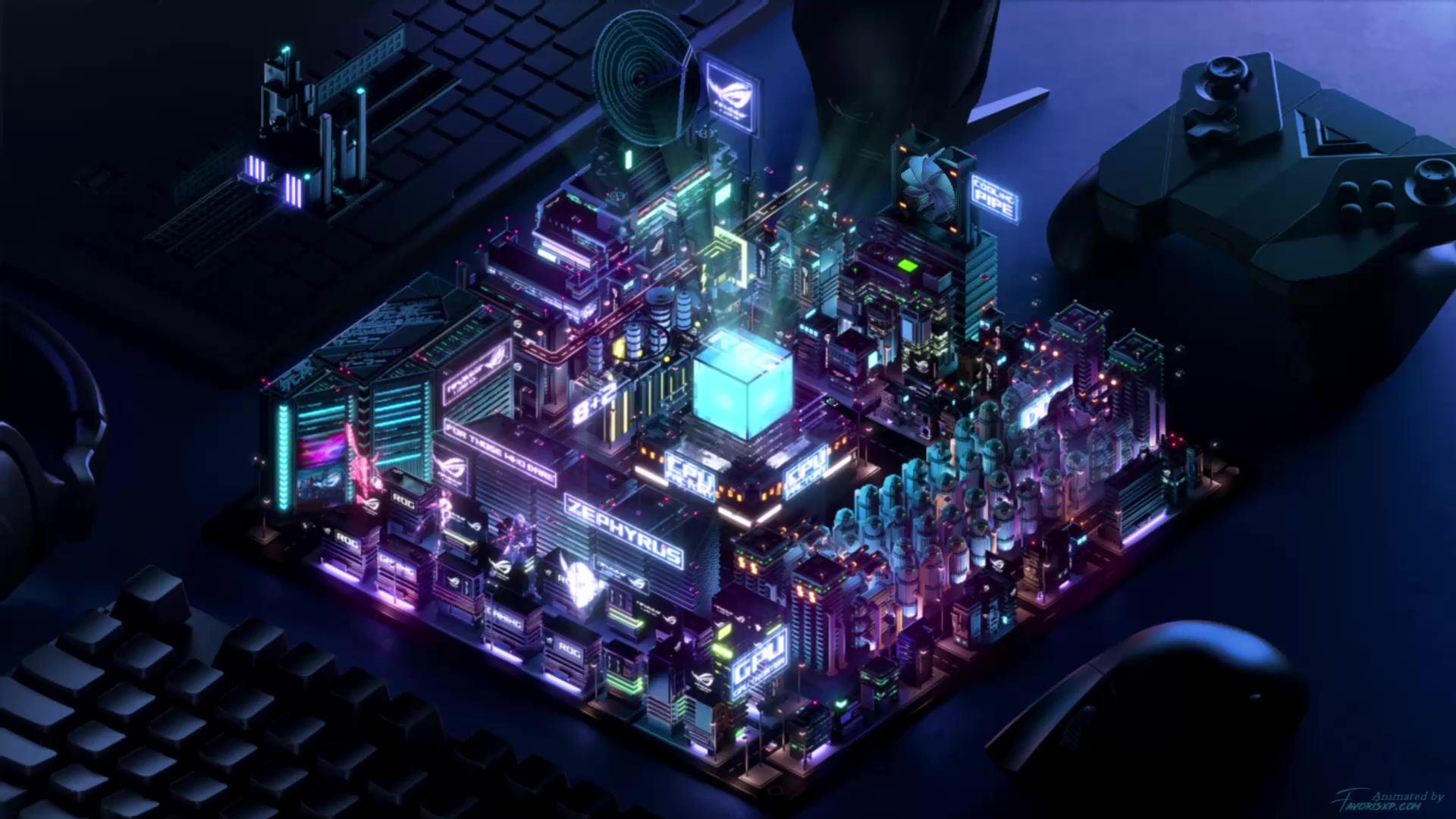 Asus Rog Genesis Live Wallpaper