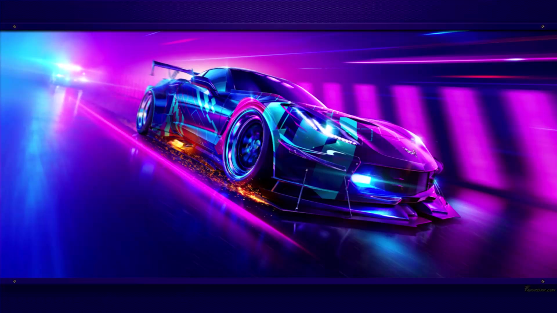 NeedSpeed Heat Cars Police Pursuit Live Wallpaper