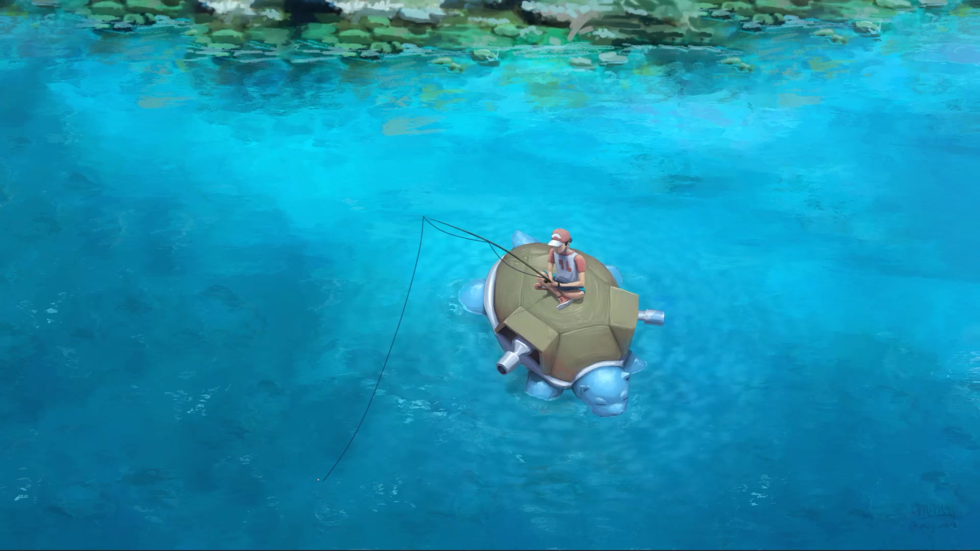 Pokemon Fishing Live Wallpaper
