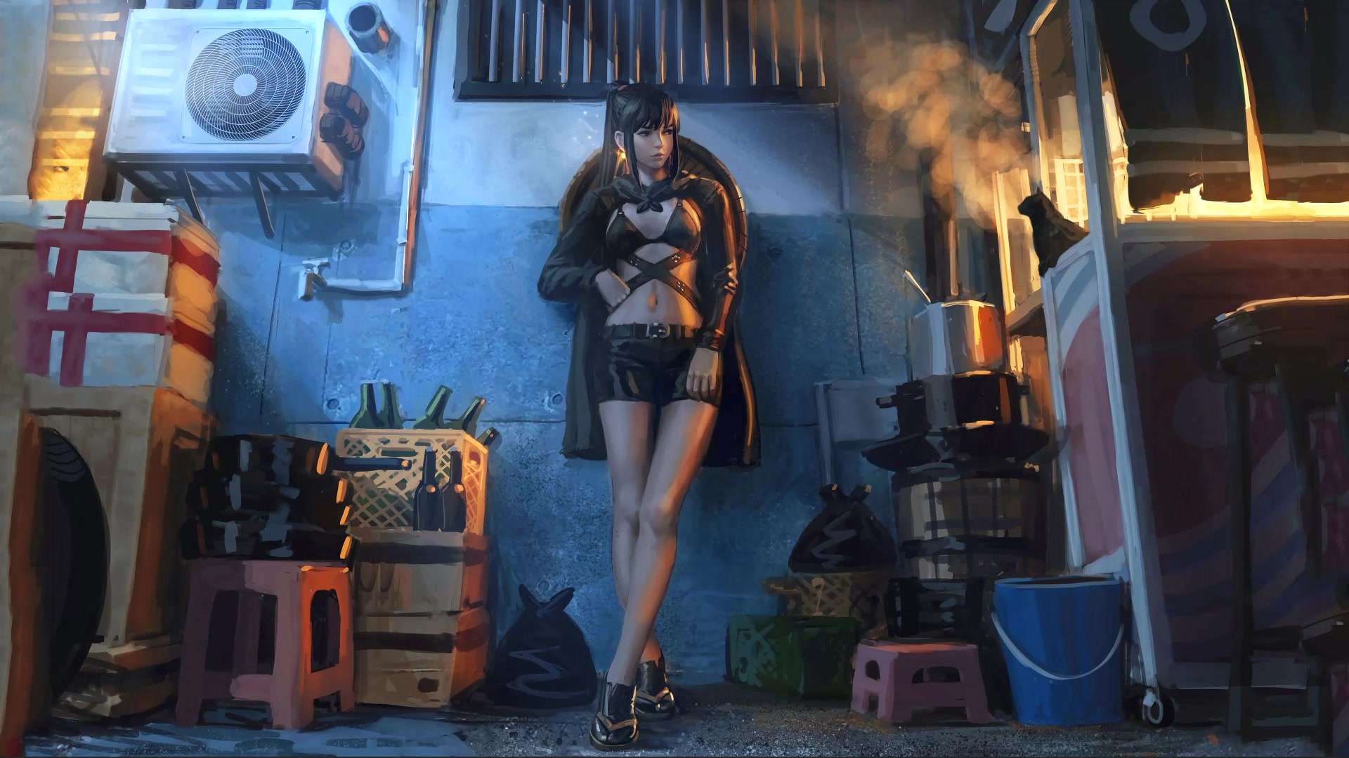 Fantasy, Women Warrior, Ronin Live Wallpaper