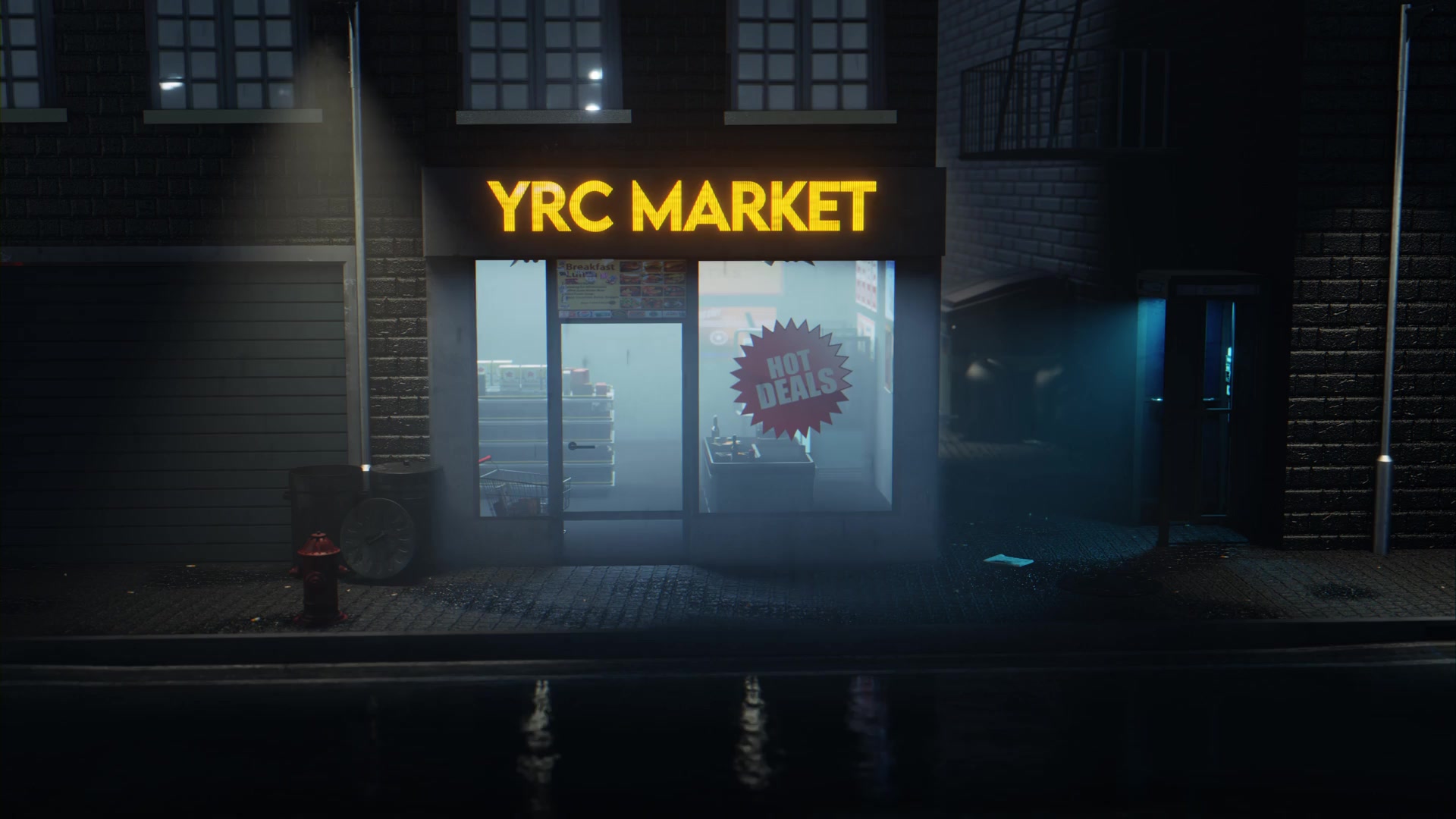 Rainy City Scene Loop Live Wallpaper