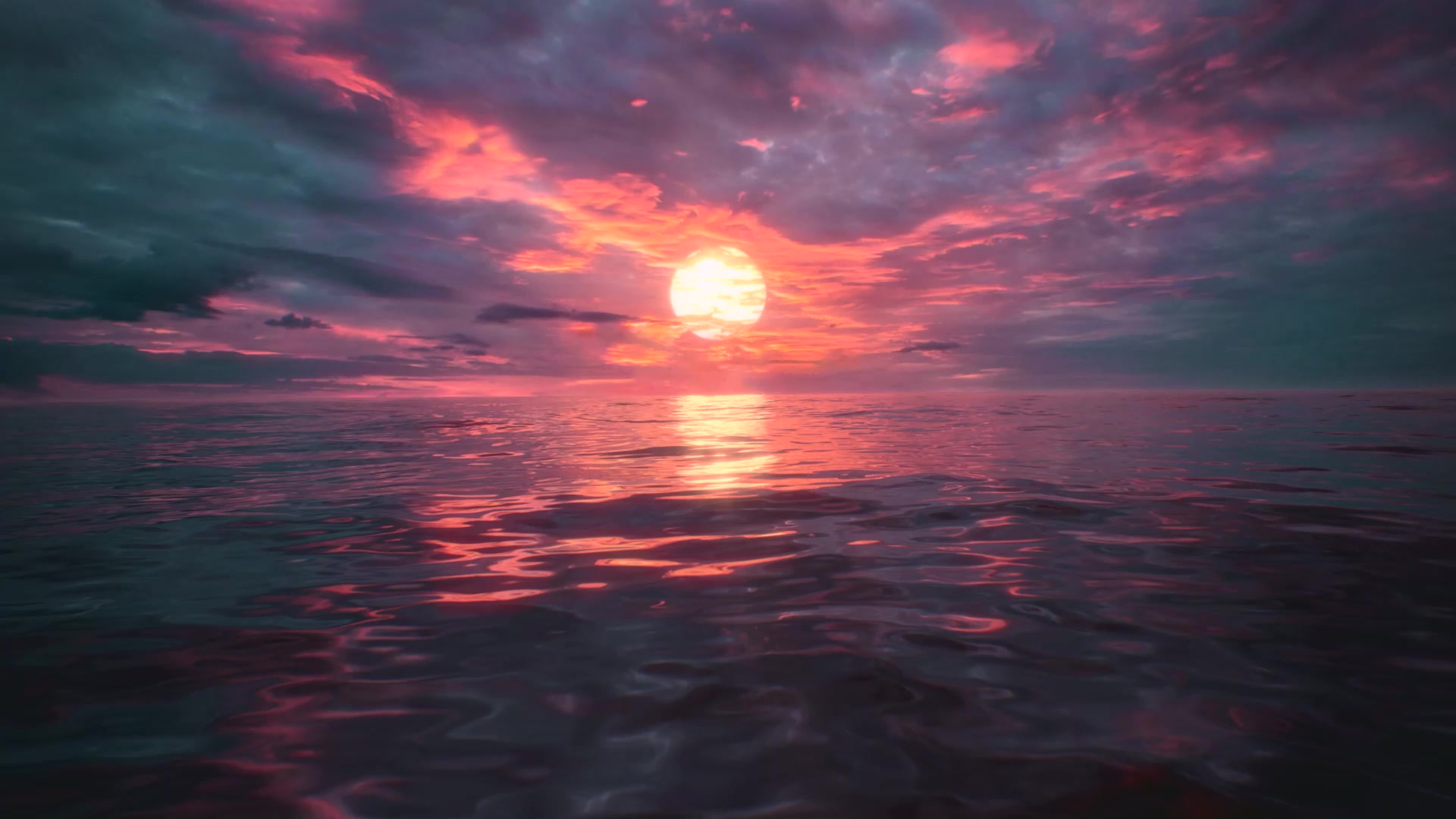 Paradise, dawn on the sea Live Wallpaper
