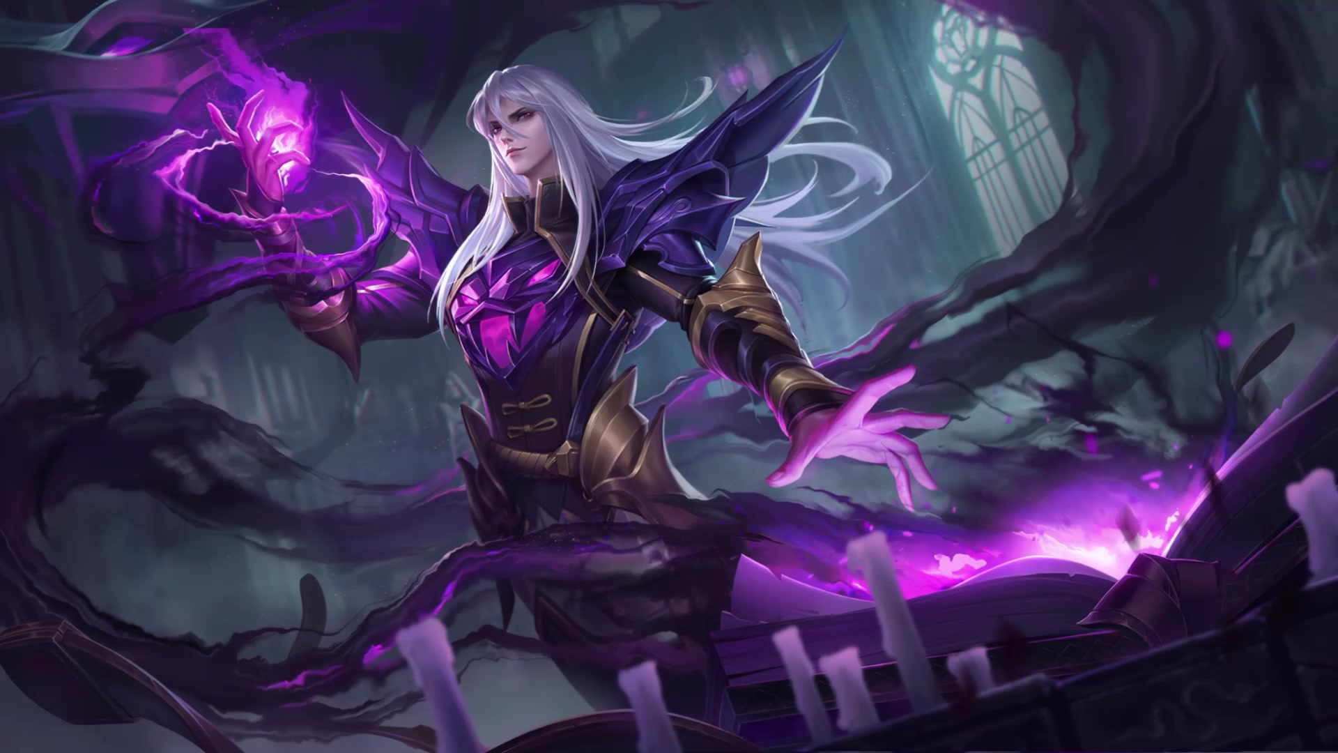 Sima Yi Darkness Magic Live Wallpaper