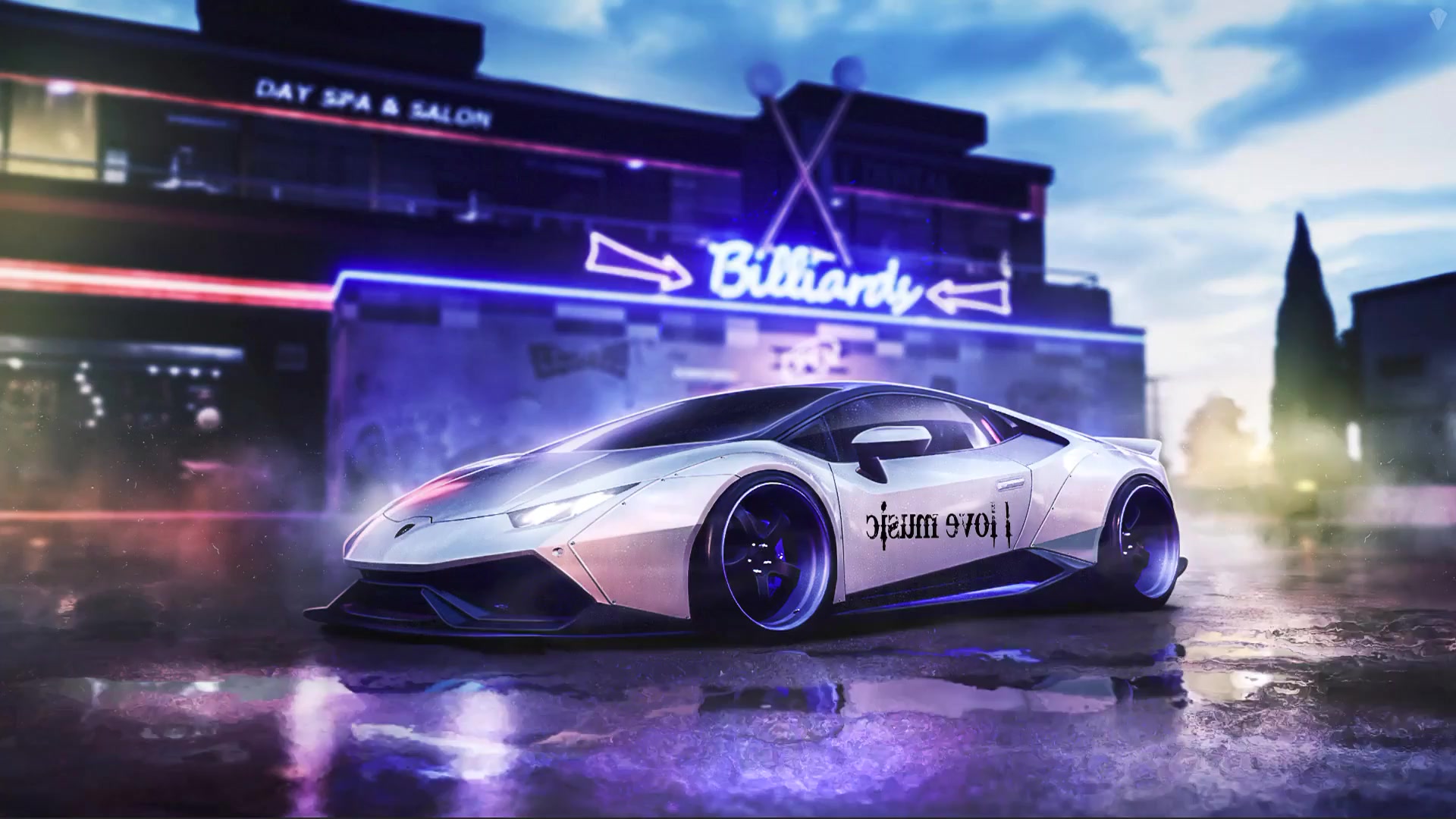 Lamborghini Huracan Car Live Wallpaper