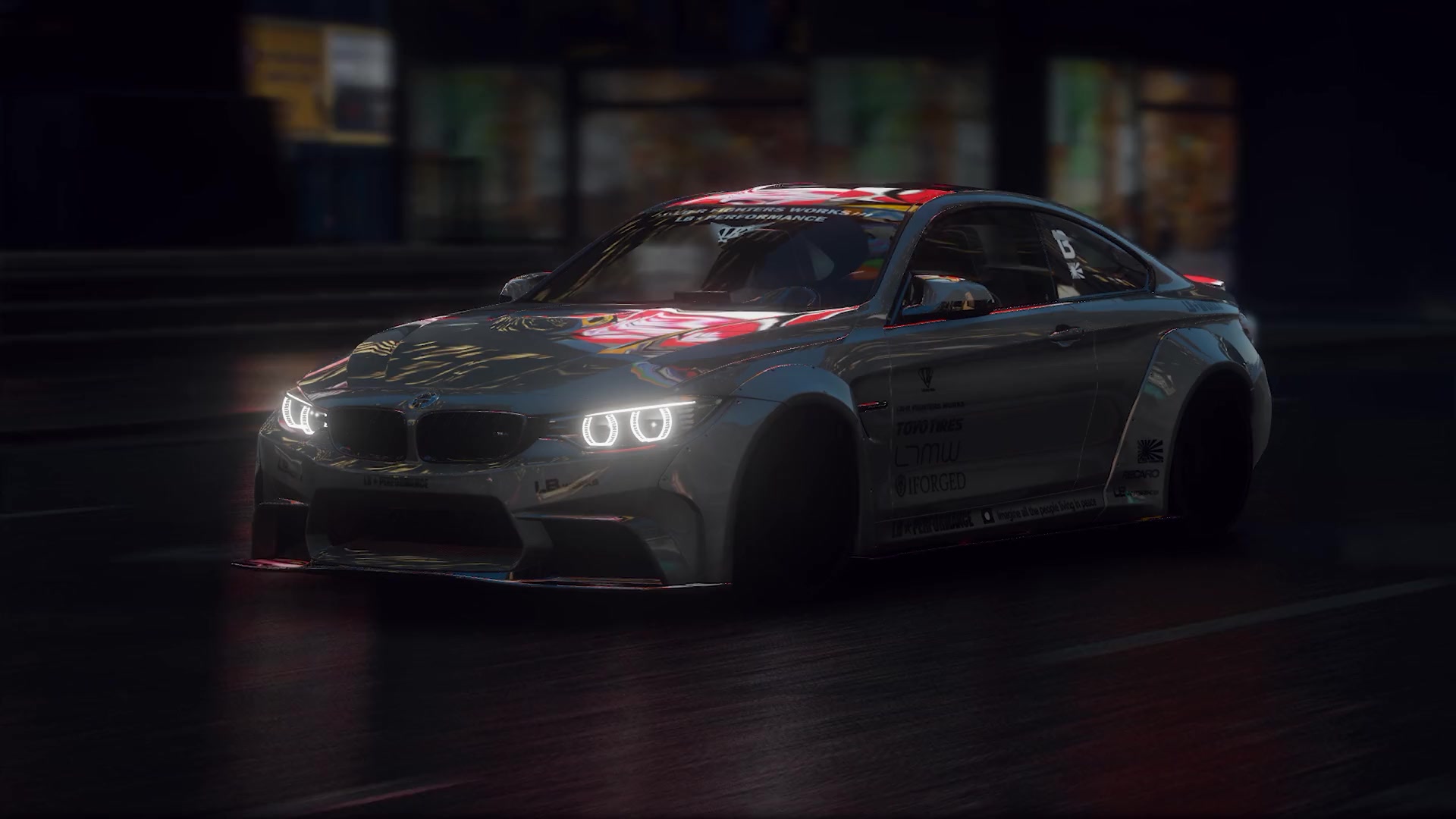 BMW M4 City Ride Live Wallpaper