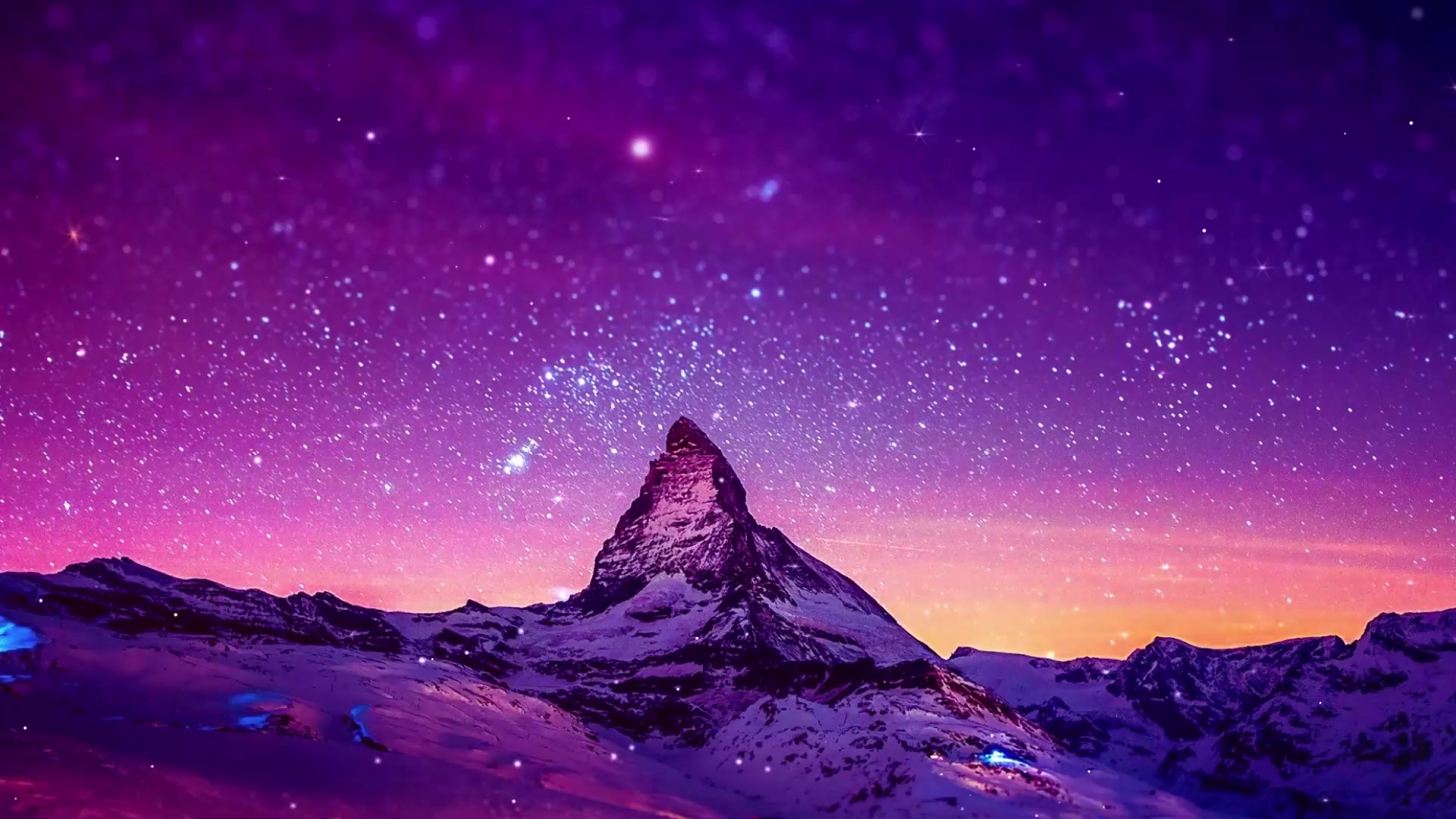 Winter Mountain Live Wallpaper