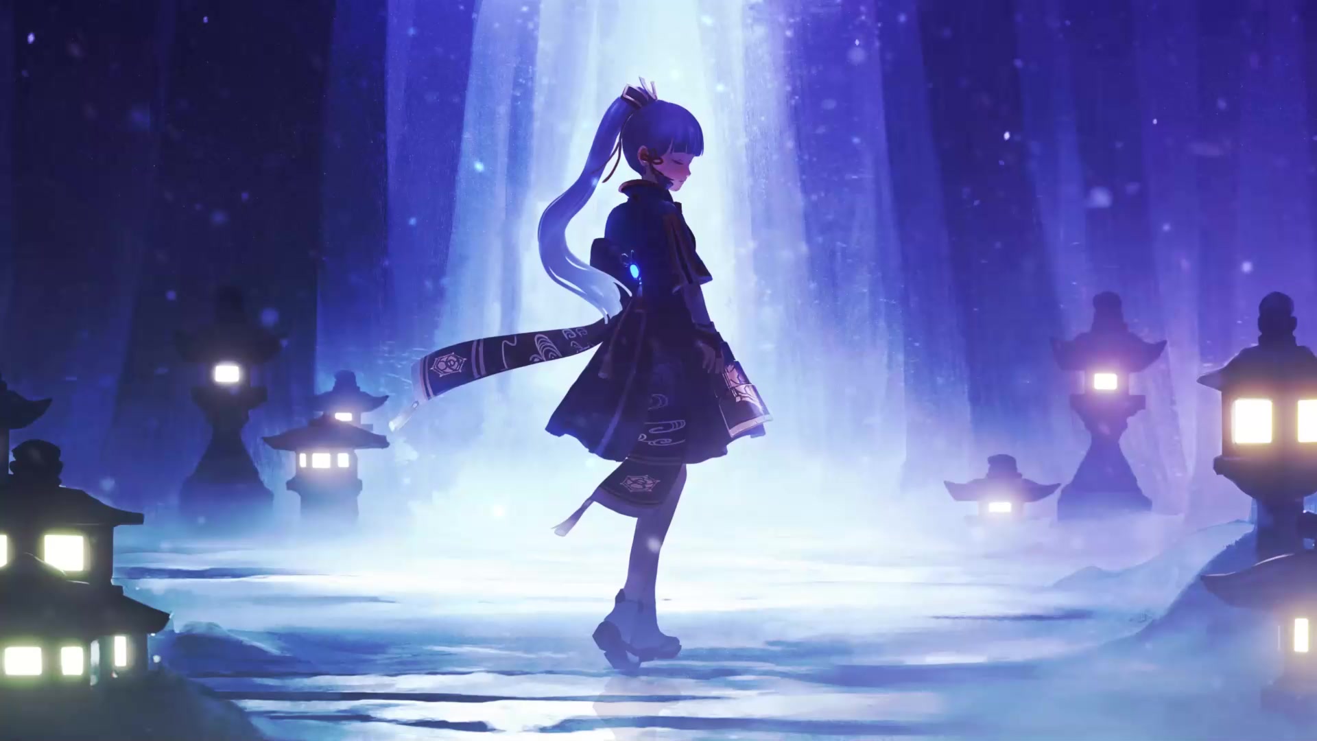 Genshin Impact Ayaka Live Wallpaper