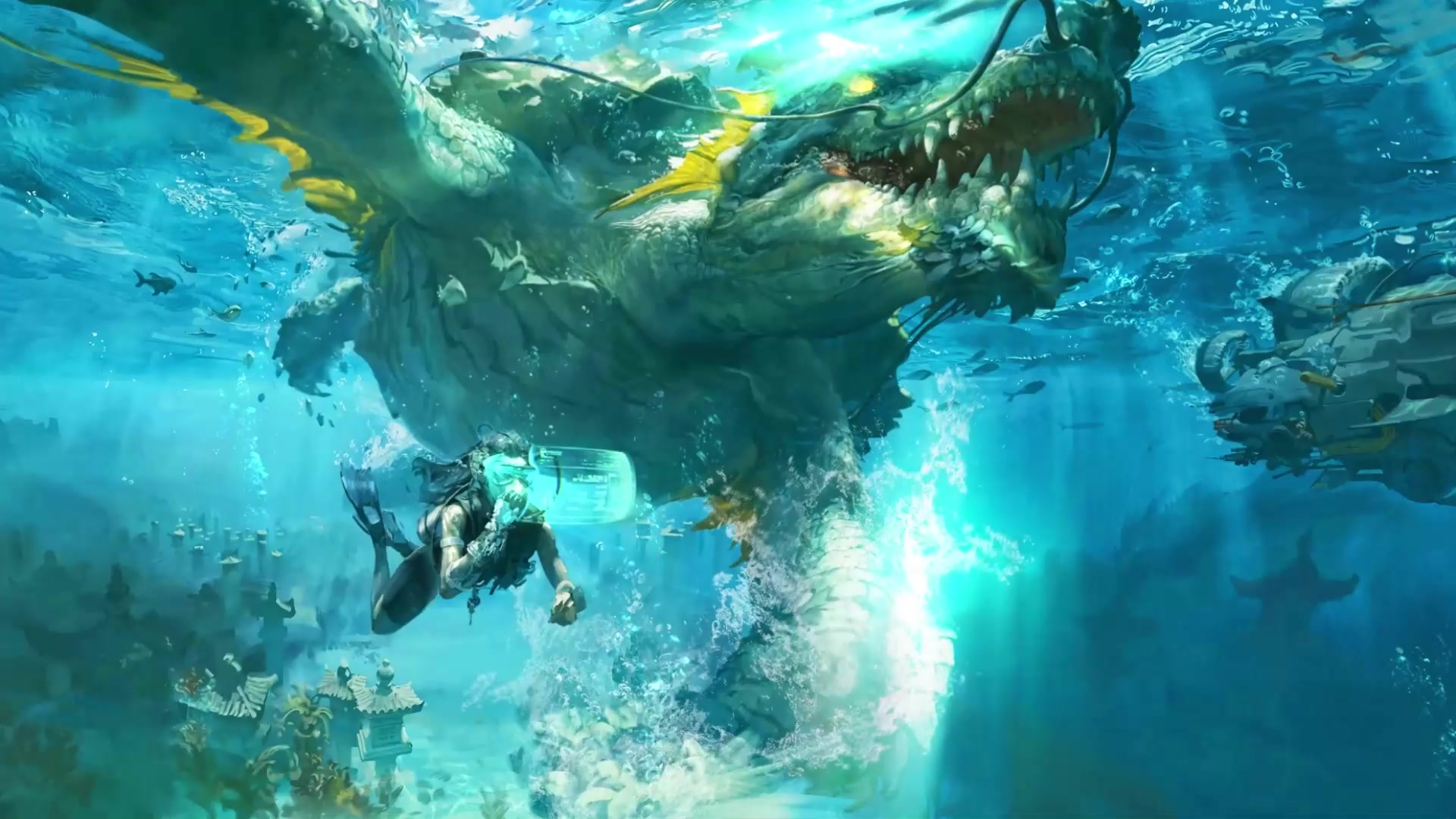 Sea Monster Live Wallpaper