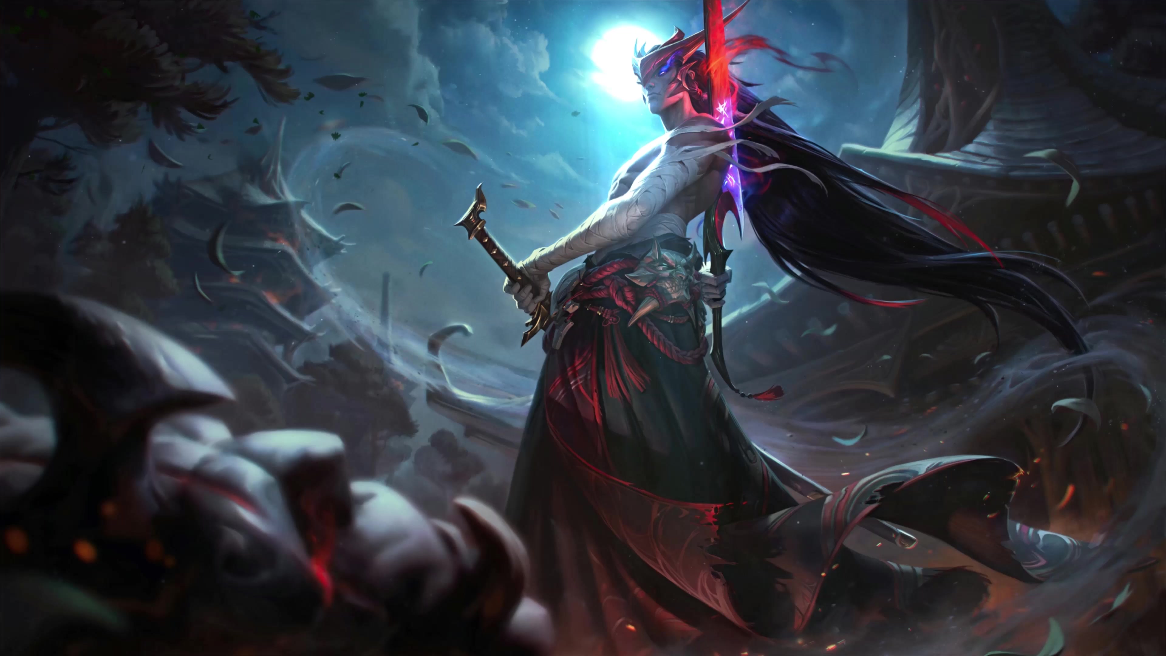 4K Yone The Unforgotten League Of Legends Live Wallpaper
