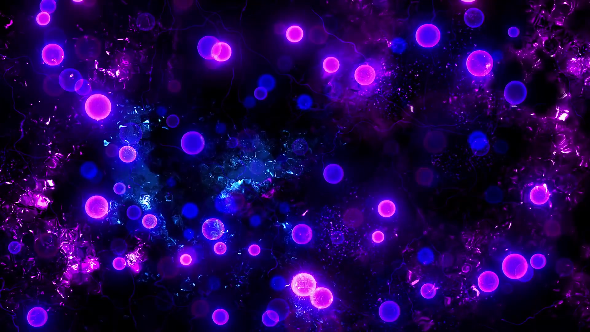 Purple Particles And Textures Live Wallpaper