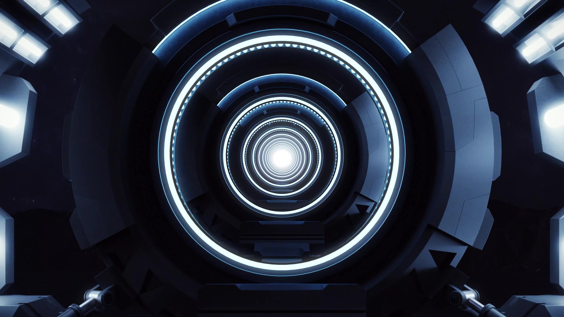 HDloop sci fi corridor Live Wallpaper