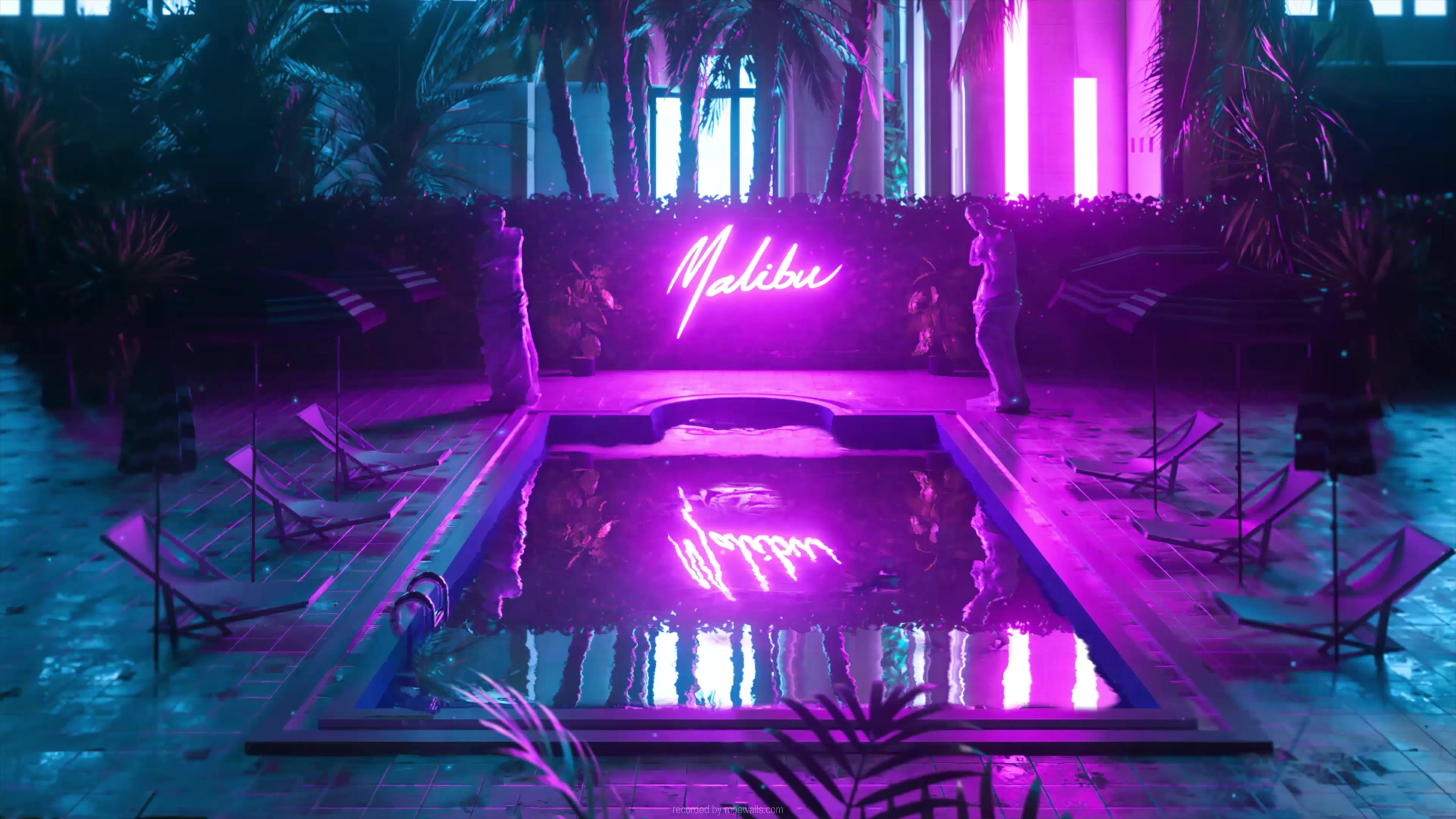 4K Malibu Live Wallpaper
