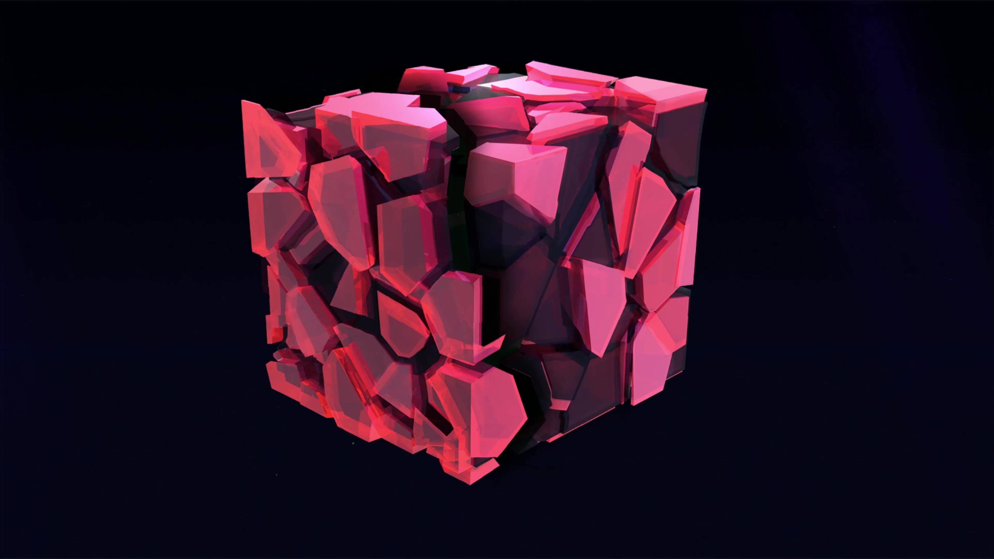 4K Abstract Cube Live Wallpaper