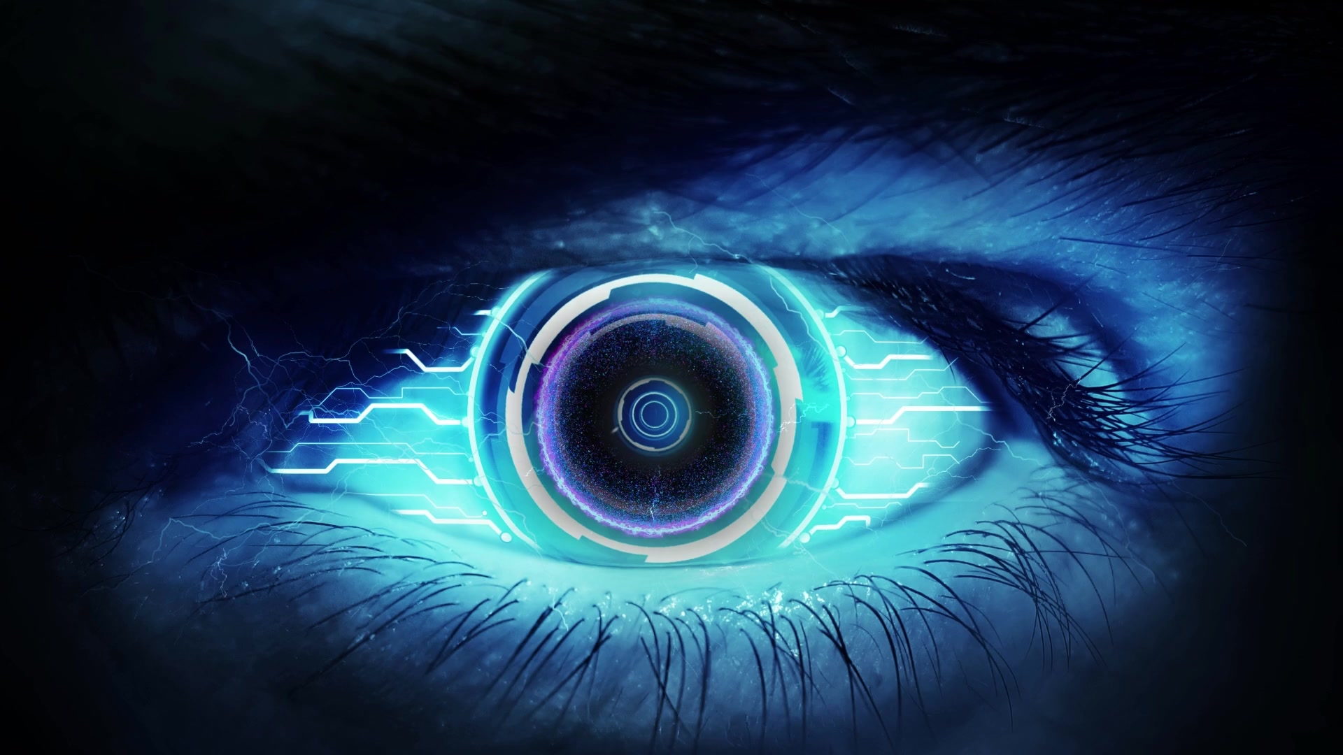 Cyborg Eye Live Wallpaper