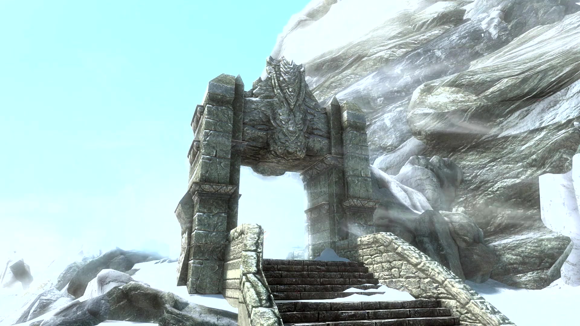 High Hrothgar Skyrim Live Wallpaper