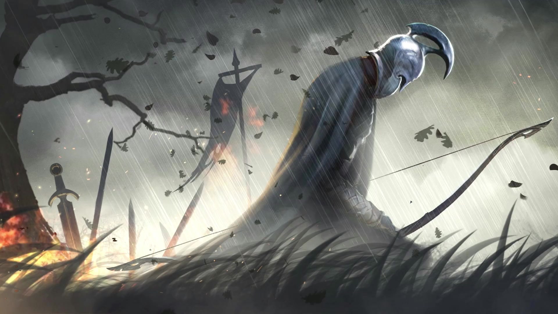 Fallen Knight Live Wallpaper
