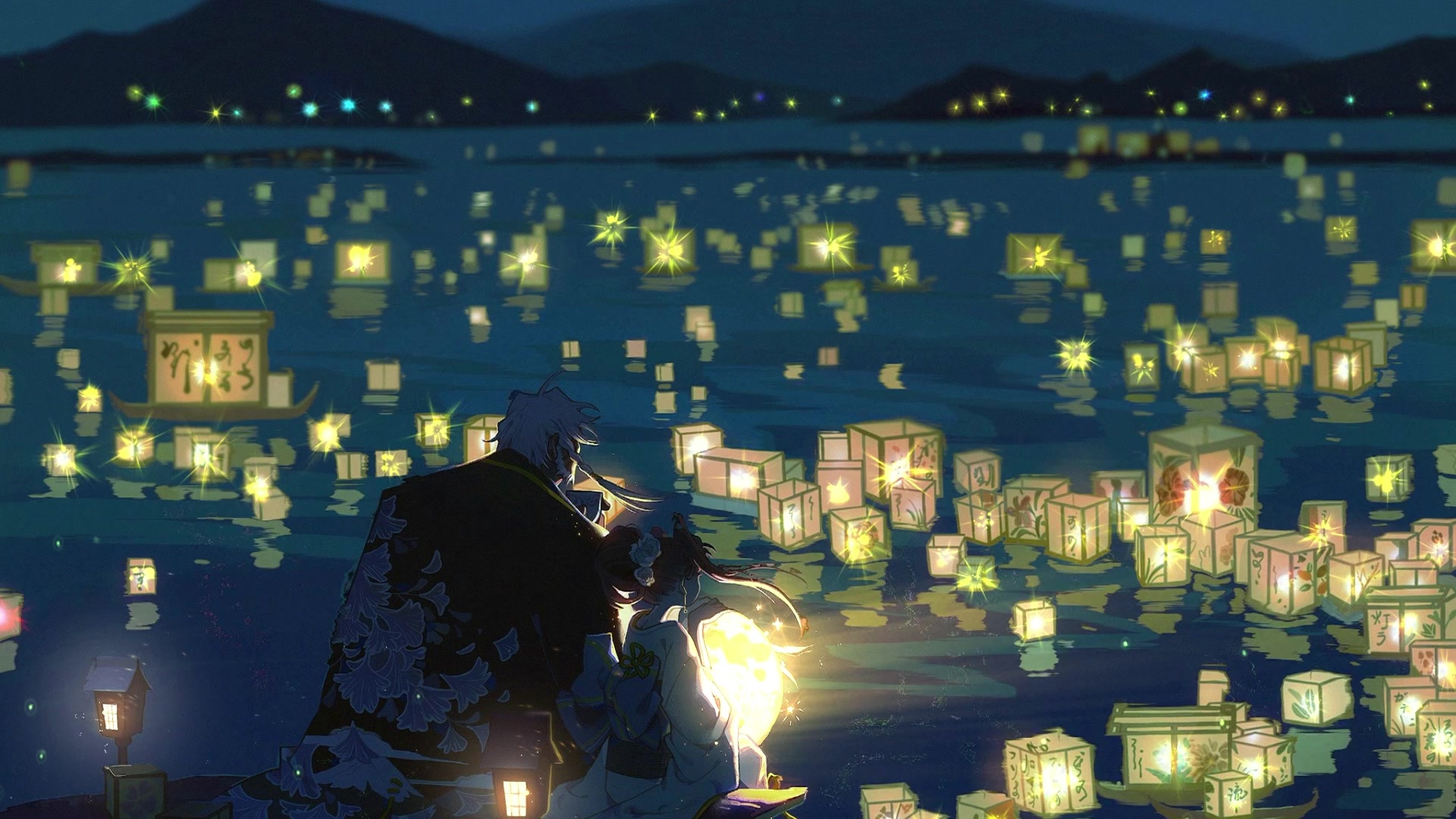 Lanterns Lake Live Wallpaper