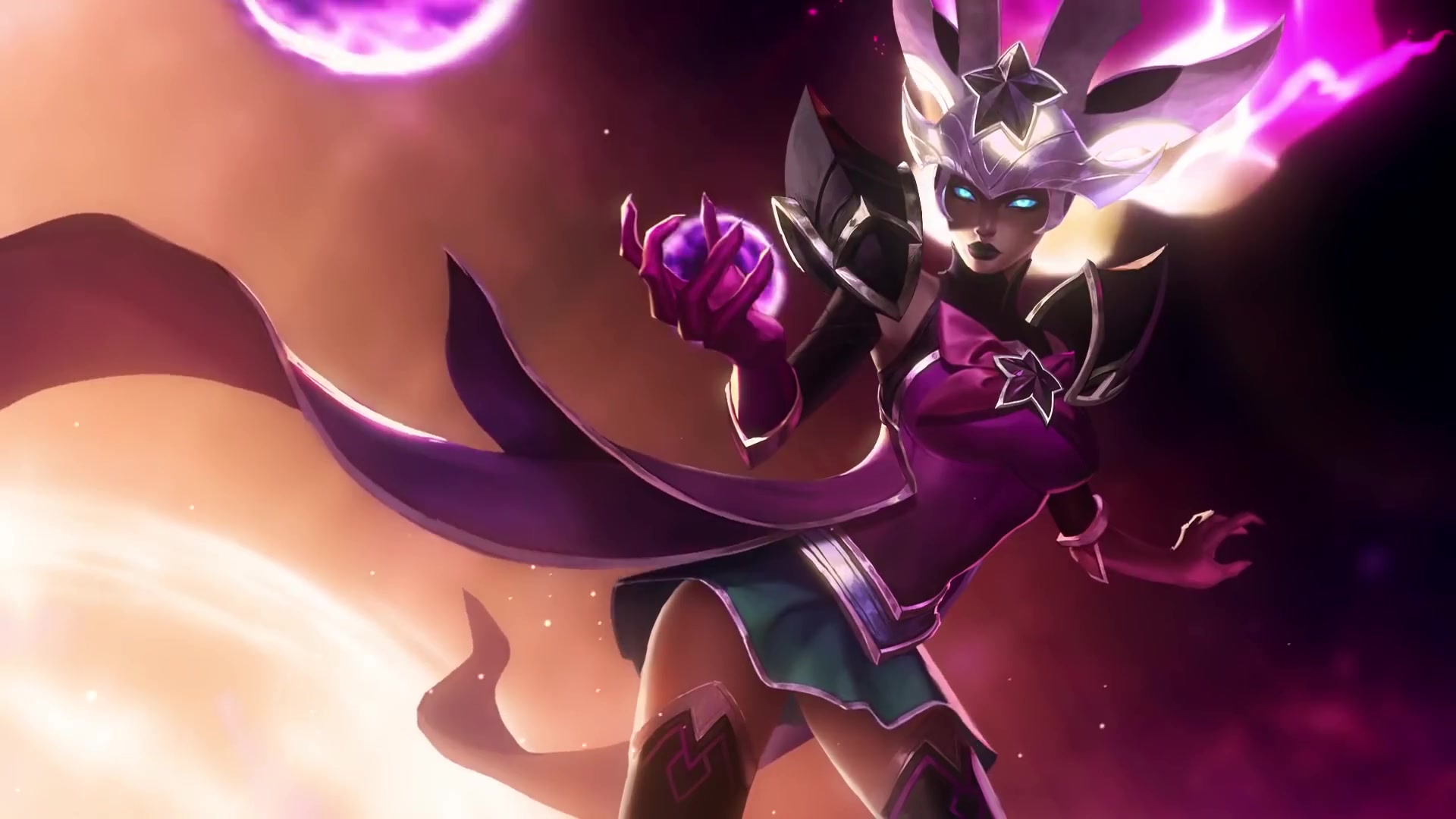 Star Tyrant Syndra LOL Live Wallpaper