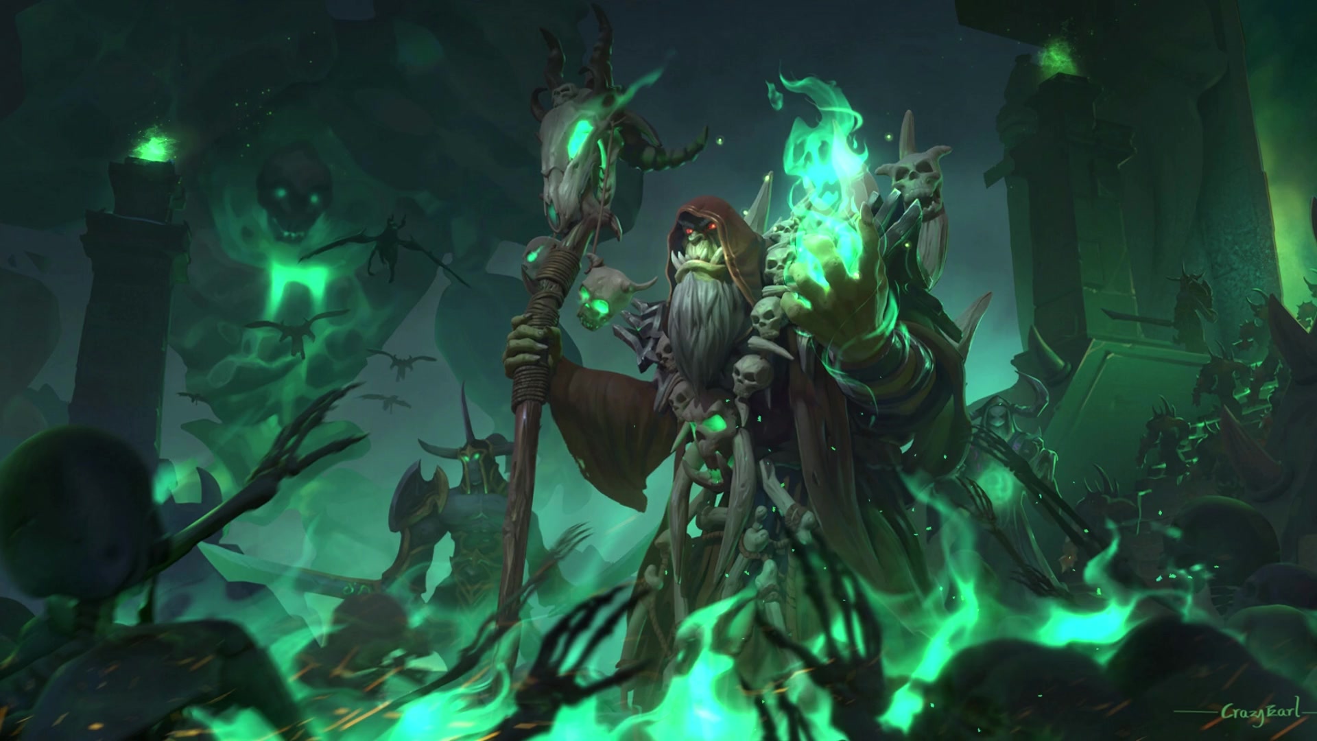 Guldan World of Warcraft Live Wallpaper