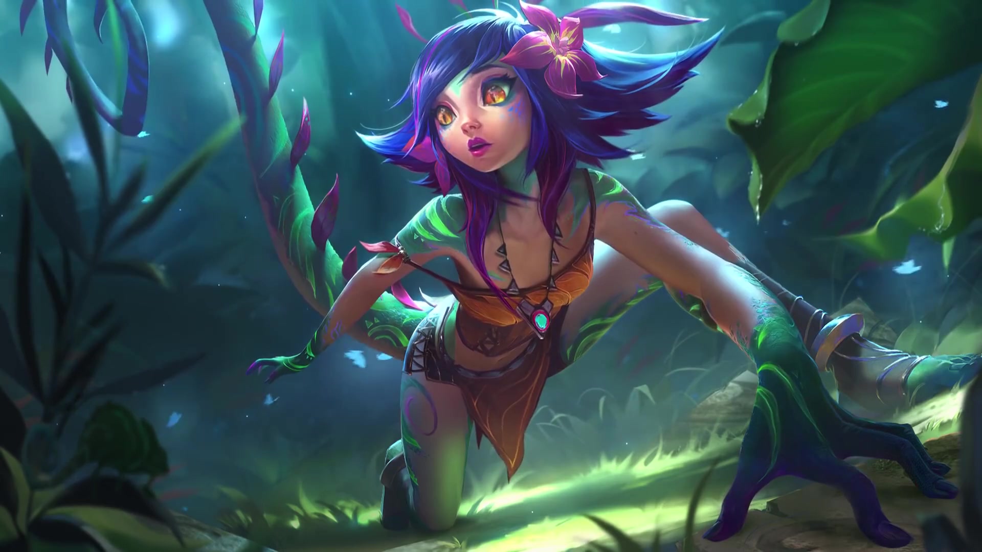 Neeko Curious Chameleon Live Wallpaper