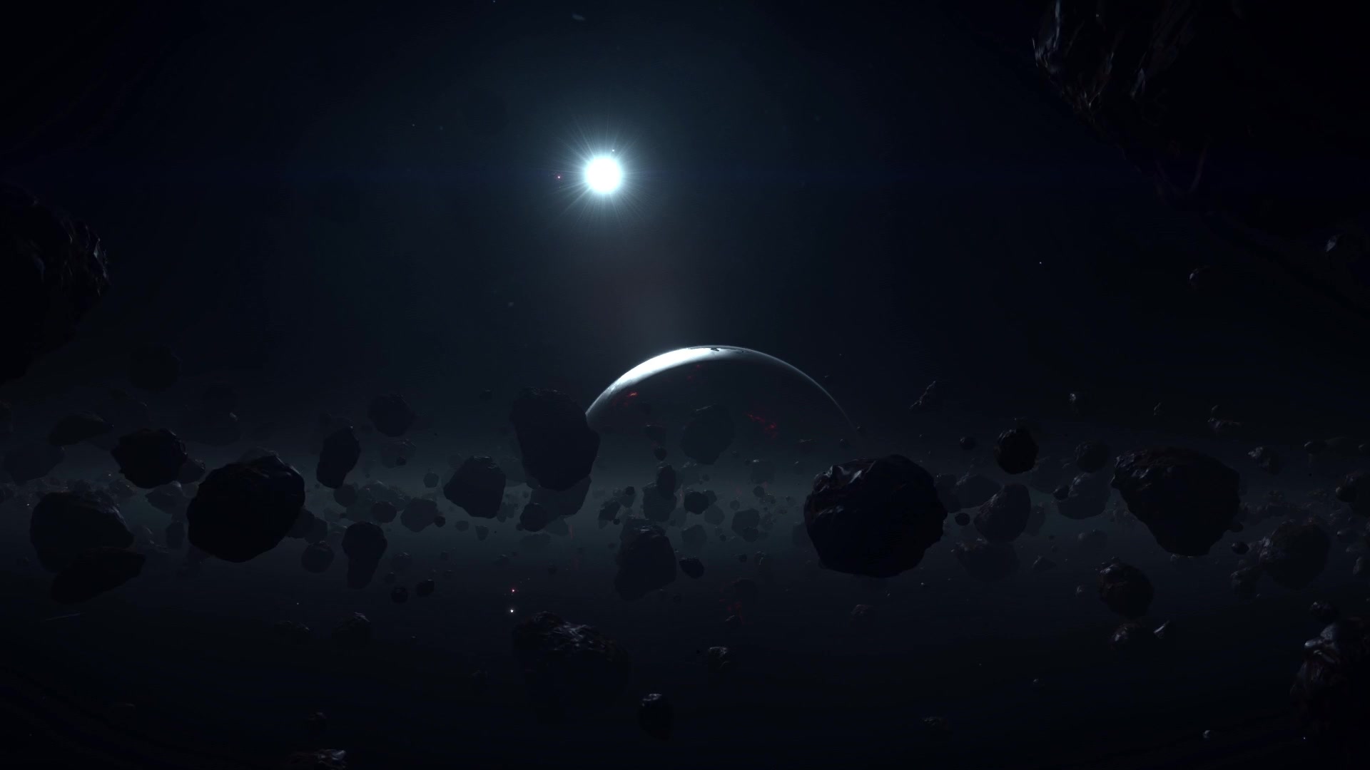 Asteroids Incoming Live Wallpaper