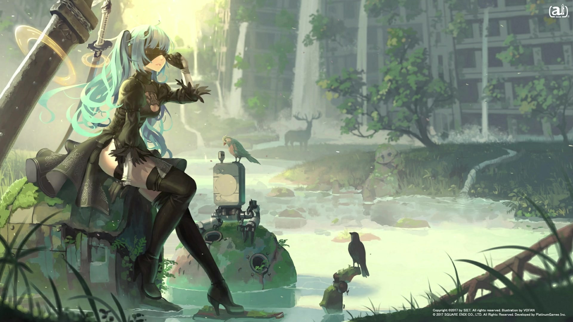 Nier Automata Rays Live Wallpaper
