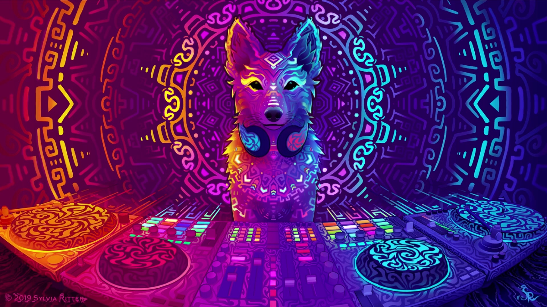 Dog DJ Live Wallpaper