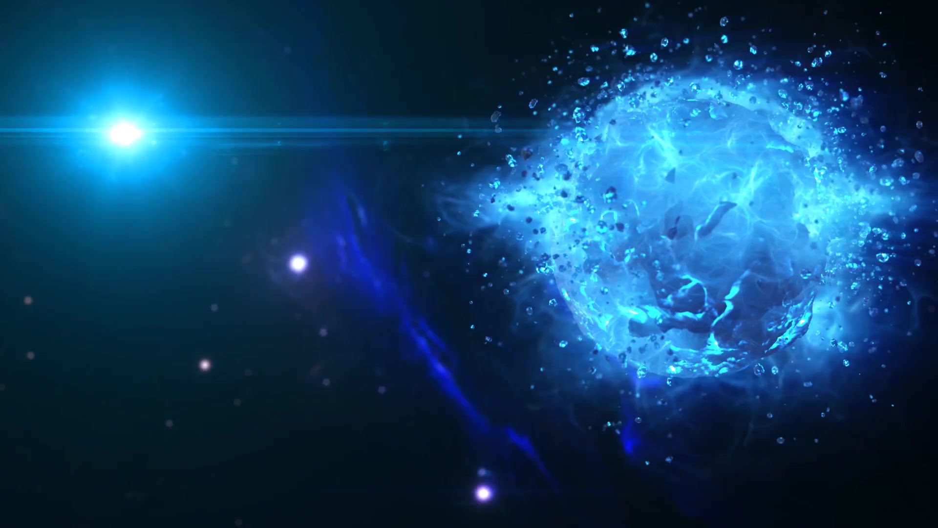 Dead Blue Planet Live Wallpaper