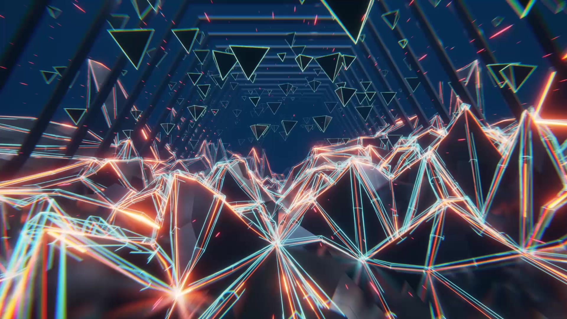 Retro Tunnel Live Wallpaper