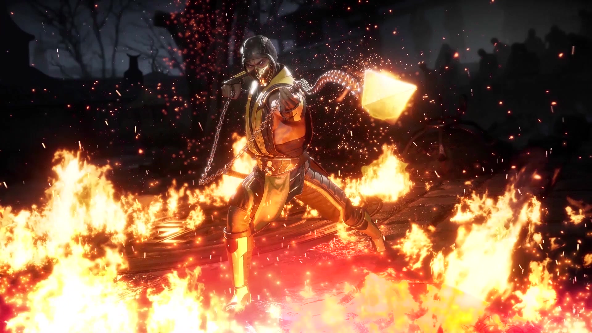 Scorpion Mortal Kombat Live Wallpaper