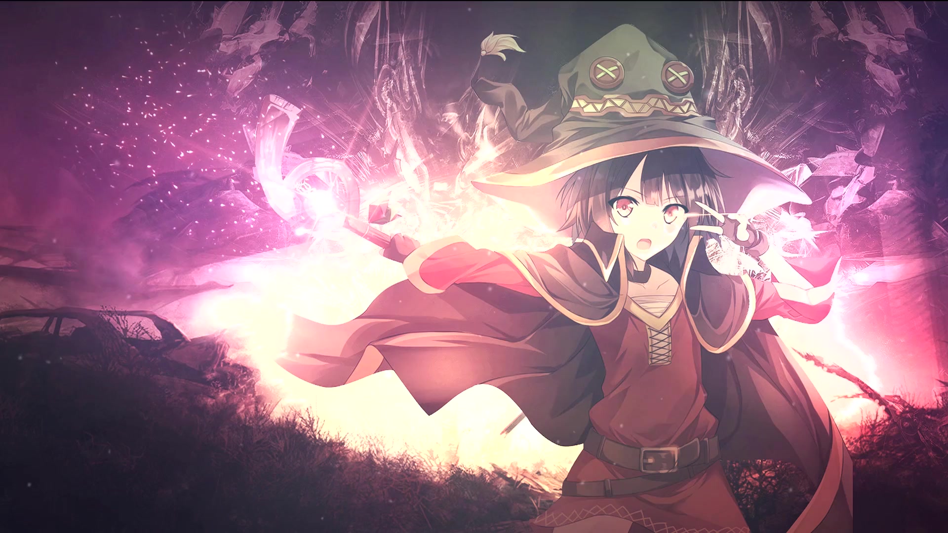 Anime Megumin Witch Live Wallpaper