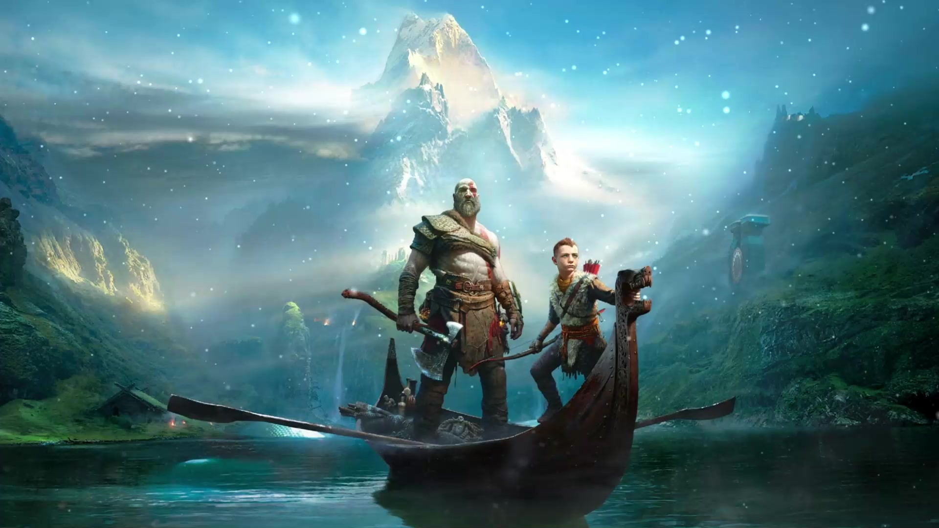 Kratos And Atreus Gow Live Wallpaper