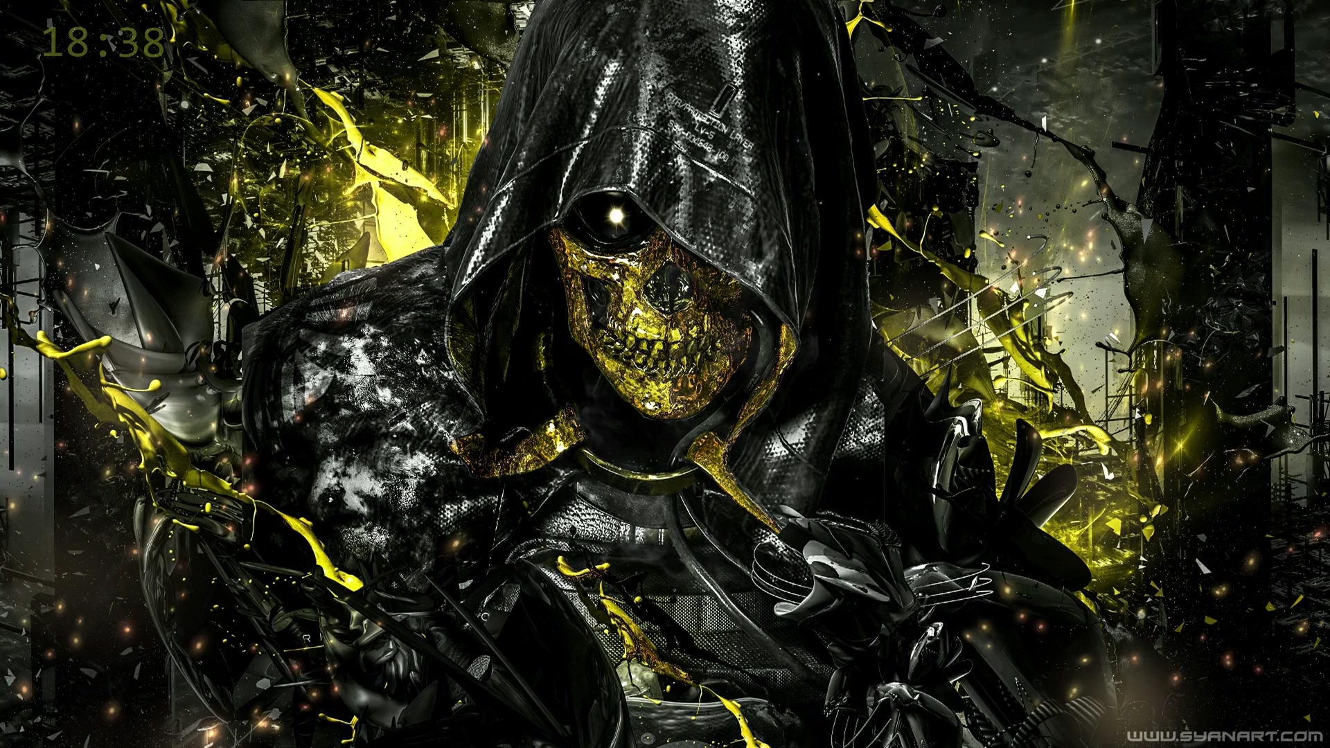 Gold Mask Death Stranding Live Wallpaper