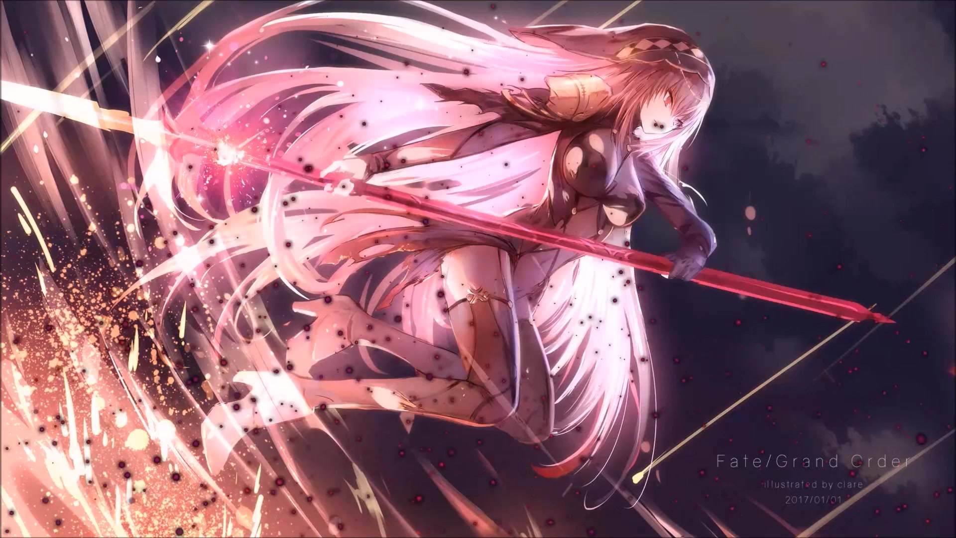 Scathach Fate Grand Order Live Wallpaper