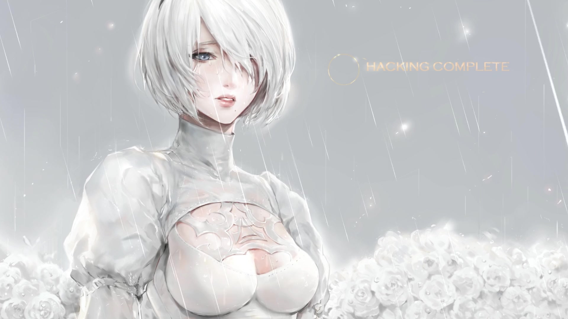 2B in the Rain Live Wallpaper
