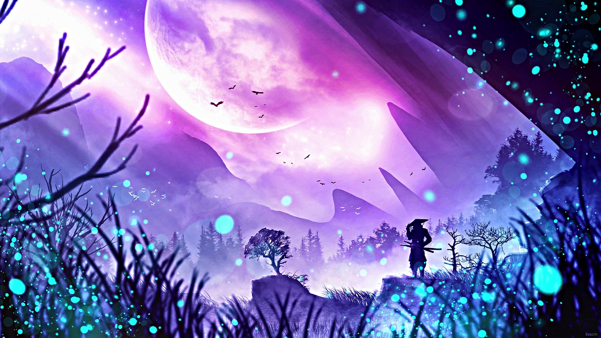 Lone Samurai Live Wallpaper