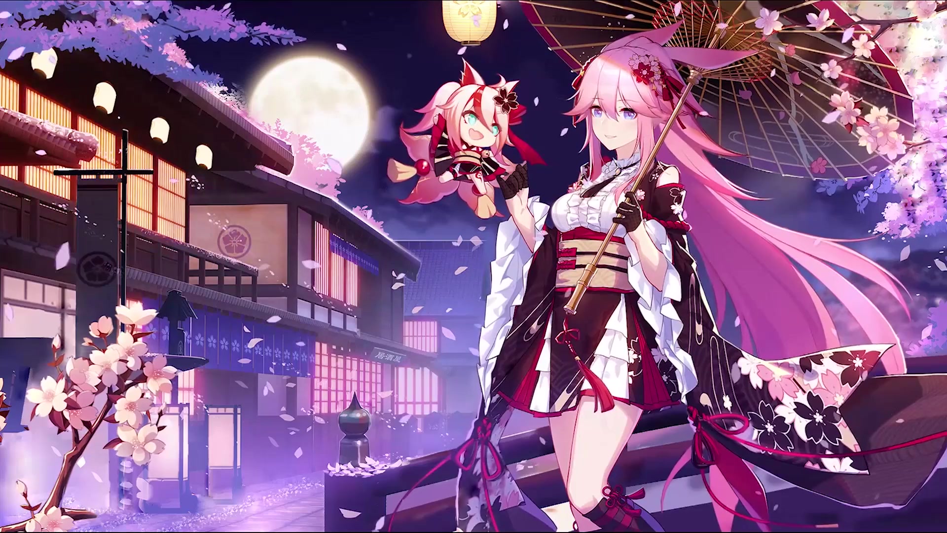 Honkai Impact 3 Cherry Blossom Live Wallpaper