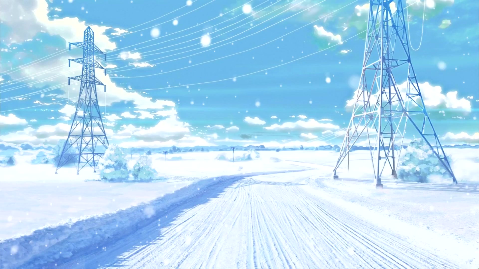 Snow Road Live Wallpaper
